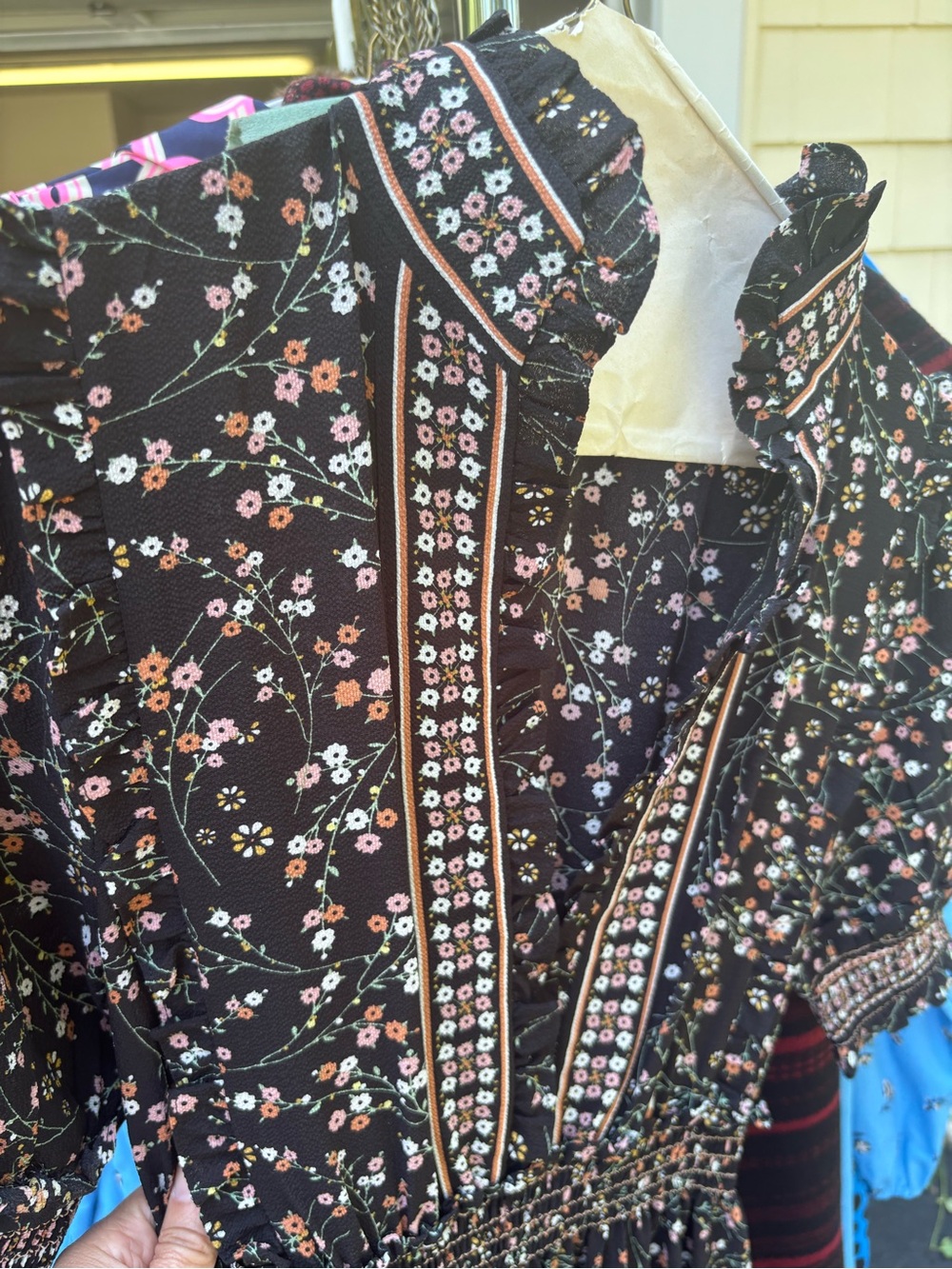 Max Studio Black Floral Maxi Dress - Picture 2 of 3